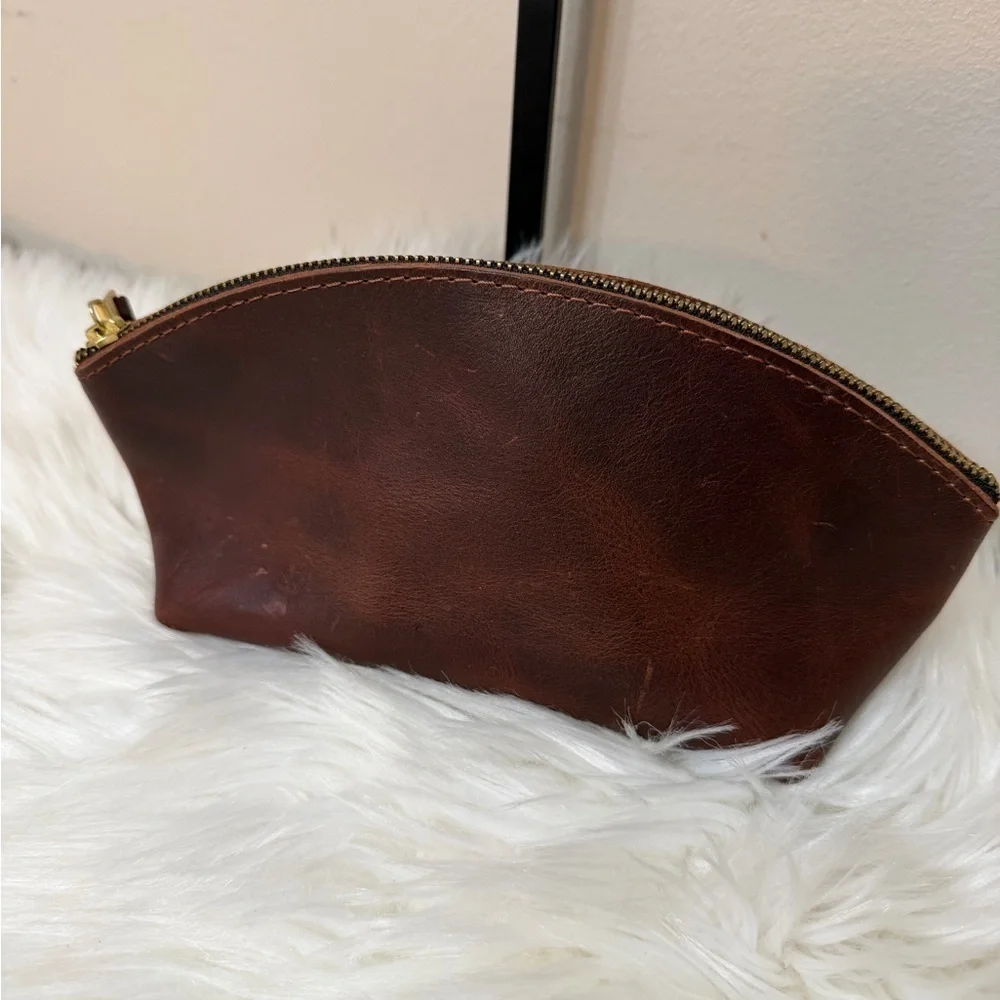 Portland Leather Rich Brown Pouch